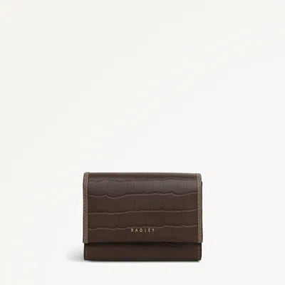 Radley London Coffee Medium Flapover Purse In Gray