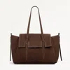Radley London Coffee Medium Flapover Shoulder