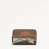 Radley London Coffee Medium Zip Around Purse In Brown