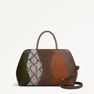 Radley London Coffee Medium Ziptop Grab