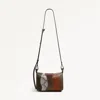 Radley London Coffee Small Flapover Cross Body