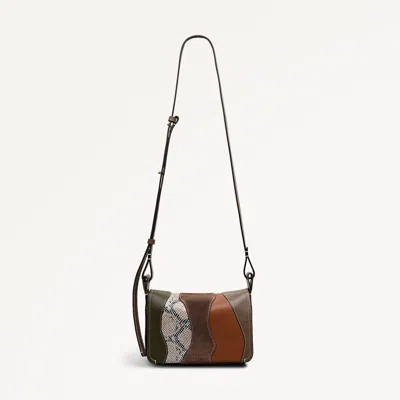Radley London Coffee Small Flapover Cross Body
