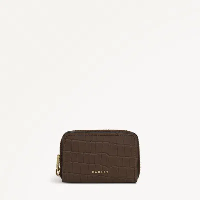Radley London Coffee Small Zip Around Purse