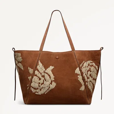 Radley London Cognac Extra Large Open Top Tote Bag In Brown