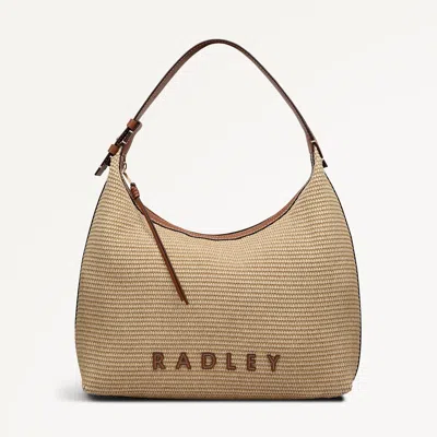 Radley London Cognac Large Ziptop Shoulder Bag In Brown