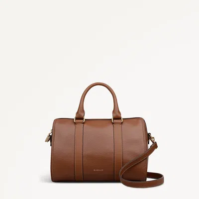 Radley London Cognac Medium Ziptop Grab Bag In Brown