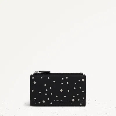 Radley London Coin Street - Stud Medium Ziptop Wallet Black - 113175