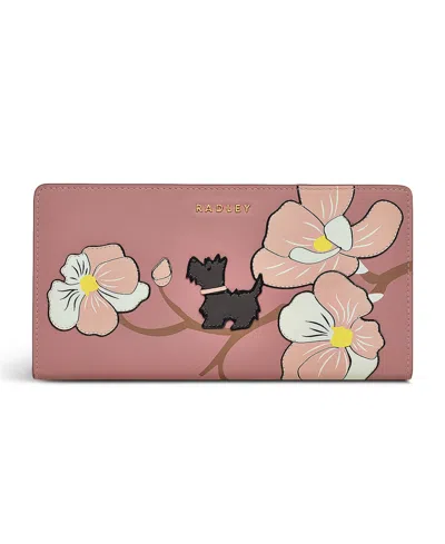 Radley London Coin Street Magnolia Bifold Wallet In Pink