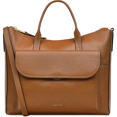 Radley London Colebrook Close Medium Leather Tote Bag In Indus Tan