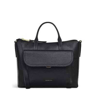 Radley London Colebrook Close Small Ziptop Satchel Black