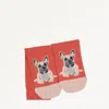 Radley London Copper Pink 1 Pk Sock In White