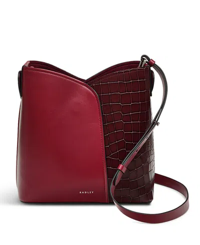 Radley London Cordelia Open Top Shoulder Bag In Cranberry