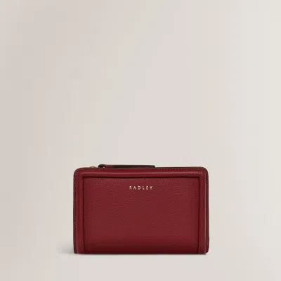 Radley London Cranberry Medium Bifold Purse In Burgundy