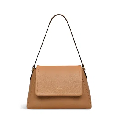 Radley London Dark Butter Medium Flapover Shoulder In Brown