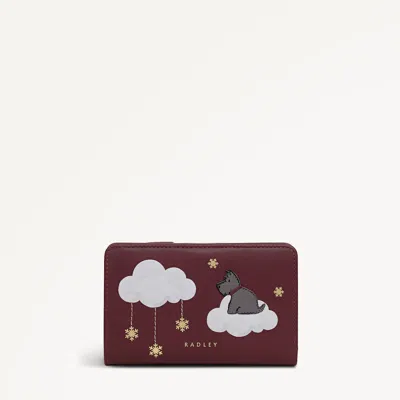 Radley London Dark Cherry Medium Bifold Purse In Brown