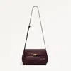 Radley London Dark Cherry Small Flapover Cross Body Bag In Red