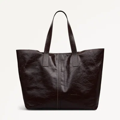 Radley London Dark Oak Large Open Top Tote Bag In Brown