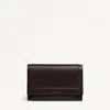 Radley London Dark Oak Medium Flapover Purse In Brown