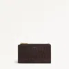 Radley London Dark Oak Medium Ziptop Wallet In Brown