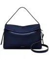 Radley London De Beauvoir Leather Zip Top Grab Bag In Evenfall