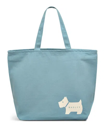 Radley London Dna Small Zip Top Tote Bag In Blue