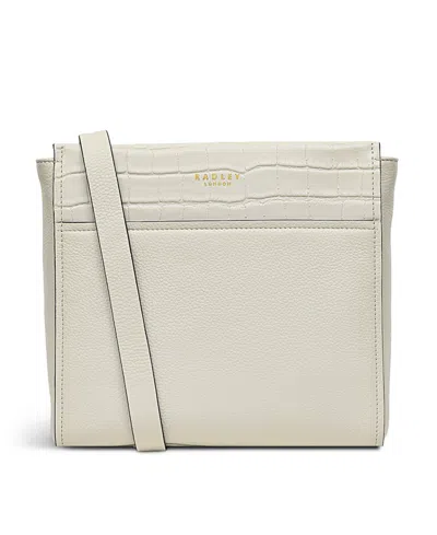 Radley London Downtown Small Ziptop Crossbody Bag In Chalk