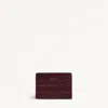 Radley London Dukes Place - Faux Croc Small  Card Holder Dark Cherry - 113149
