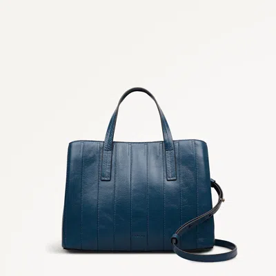 Radley London Dukes Place - Stripe Medium Ziptop Grab Utility - 113109 In Blue