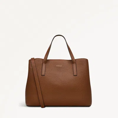 Radley London Dukes Place Medium Ziptop Satchel Bag In Brown