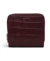 Radley London Dukes Place Faux Croc Zip Around Wallet In Burgundy