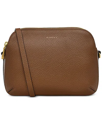 Radley London Dukes Place Medium Ziptop Crossbody In Saddle