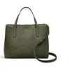 Radley London Dukes Place Medium Ziptop Satchel Bag In Dark Olive