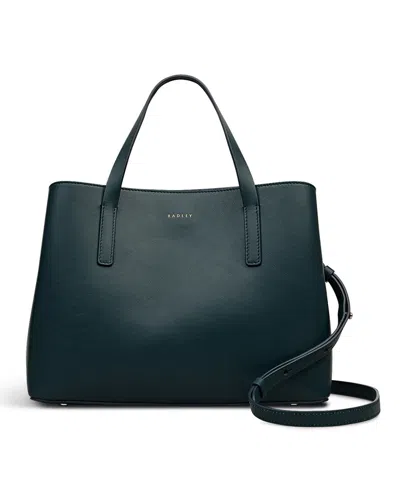 Radley London Dukes Place Small Zip Top Grab Bag In Blue