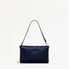 Radley London Mallow Street Leather Large Ziptop Wristlet In Evenfall - 111498