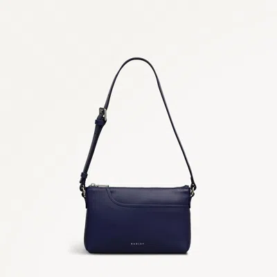 Radley London Evenfall Mini Ziptop East-west Shoulder Bag In Blue