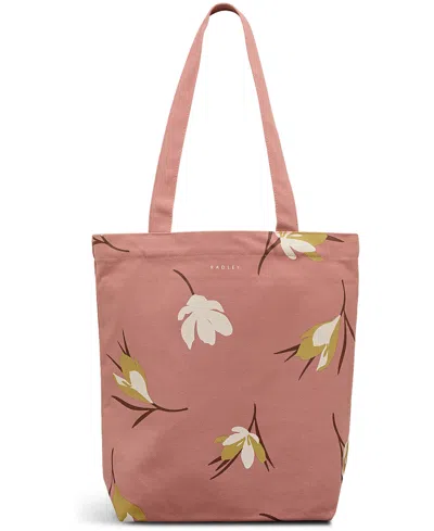 Radley London Fantastic Floral Large Open Top Tote Bag In Pink