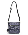 Radley London Finsbury Park Geo Dog Small Ziptop Crossbody In Thunder