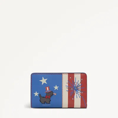 Radley London Radley Fireworks And Stripes Medium Flapover Wallet In Multi