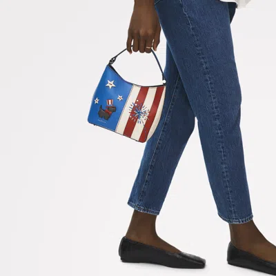 Radley London Fireworks And Stripes Small Open Top Cross Body Cobalt - 113850