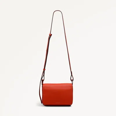 Radley London Flame Small Flapover Cross Body Bag In Red
