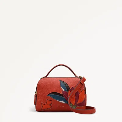 Radley London Flame Small Ziptop Cross Body Bag In Red