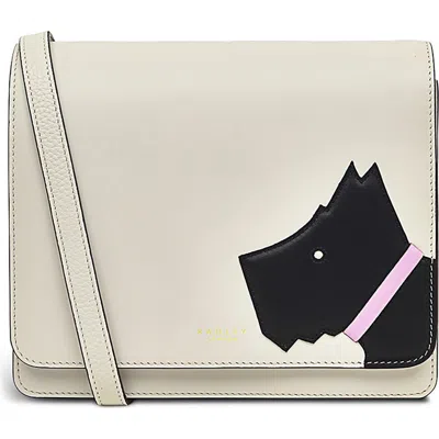 Radley London Flap Crossbody Bag In Chalk