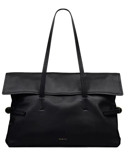 Radley London Radley Fleet Street Medium Flapover Shoulder Bag In Black