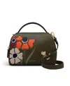 Radley London Floribunda Mini Zip Top Crossbody Bag In Green