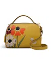 Radley London Floribunda Mini Zip Top Crossbody Bag In Yellow