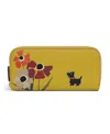 Radley London Floribunda Zip Around Wallet In Yellow