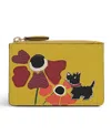 Radley London Floribunda Zip Top Coin Wallet In Yellow