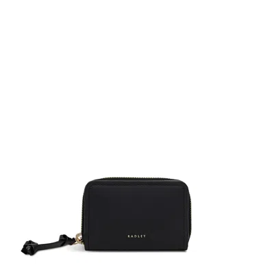 Radley London Fountain Park Small Zip Around Wallet In Black