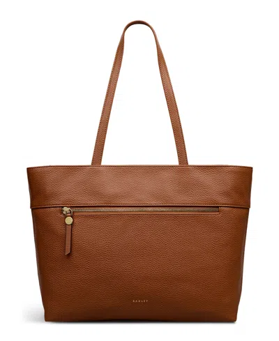 Radley London Fountain Road Large Zip Top Tote Bag In Brown