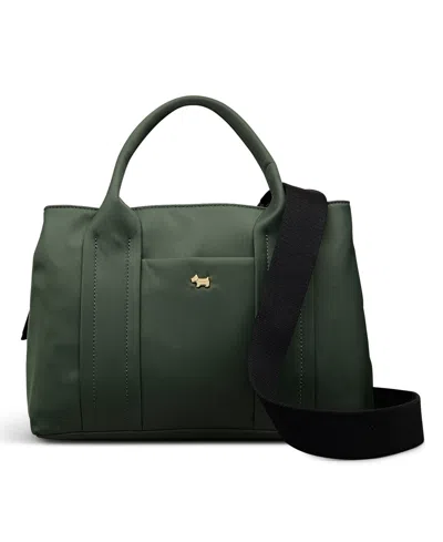 Radley London Grove Close Responsible Medium Zip Top Grab Handbag In Green